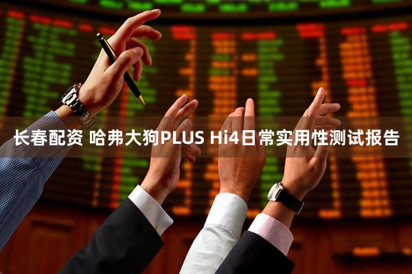 长春配资 哈弗大狗PLUS Hi4日常实用性测试报告